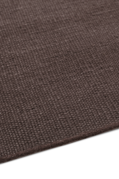 Flatweave Linen Carob - sidepile