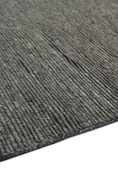 Ridge Charcoal by The Rug Company - sidepile