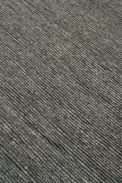 Ridge Charcoal by The Rug Company - closeup