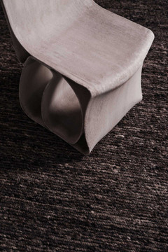 Rove Charcoal by The Rug Company - detail