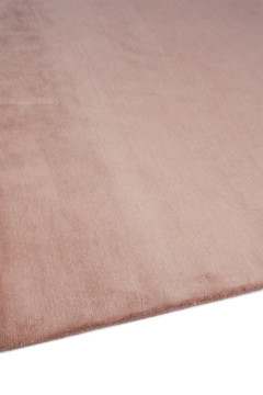Mohair Sheared rug in Orchid, angled flatshot showing pile direction