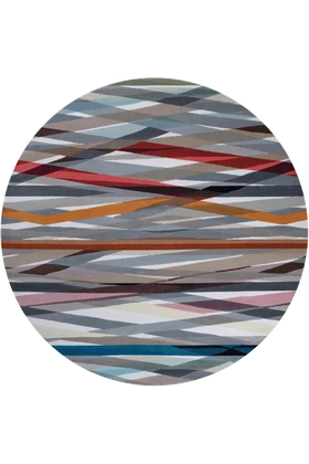 Carnival Round Rug by Paul Smith - closeup image