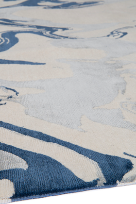 Echo Silver by The Rug Company - sidepile