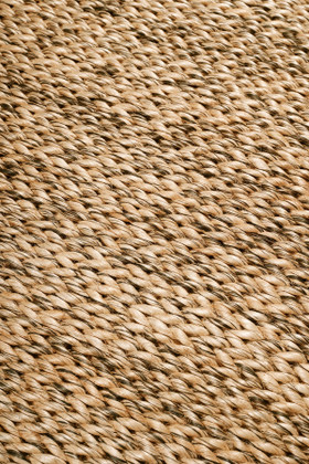 Abaca Herringbone Zebra - close-up image