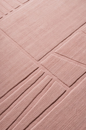 Edo Blush Rug by The Rug Company - closeup image
