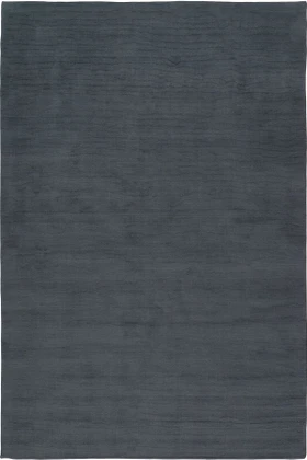 Wooster Blue Cut and Loop Stripe rug by Farrow & Ball - Flatshot White