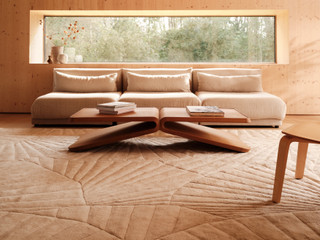 Ori Gold Rug by The Rug Company - landscape roomset image