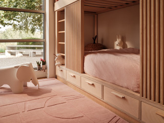 Edo Blush Rug by The Rug Company - landscape roomset