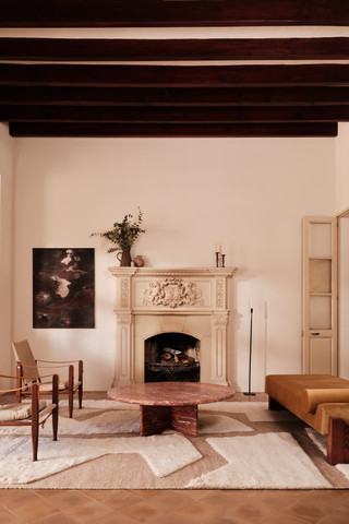 Fossil Tan by The Rug Company - roomset