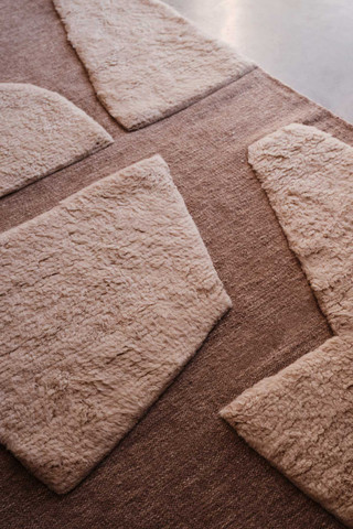 Fossil Tan by The Rug Company - closeup detail