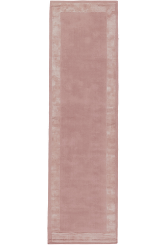 Portobello Pink Silk Border Runner by Farrow & Ball