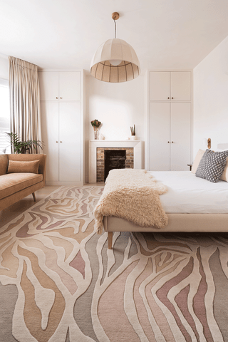 Rêverie Blonde Round by The Rug Company - roomset image
