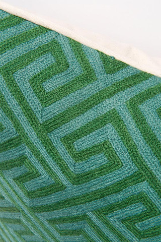 Key Emerald Cushion by Suzanne Sharp - Roomset