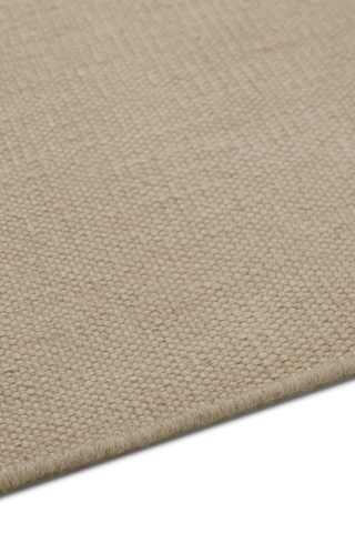 Flatweave Linen Bone - sidepile