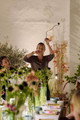 Flower making at The Bungalow