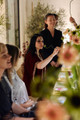 Guests making floral arrangements The Rug Company Bungalow
