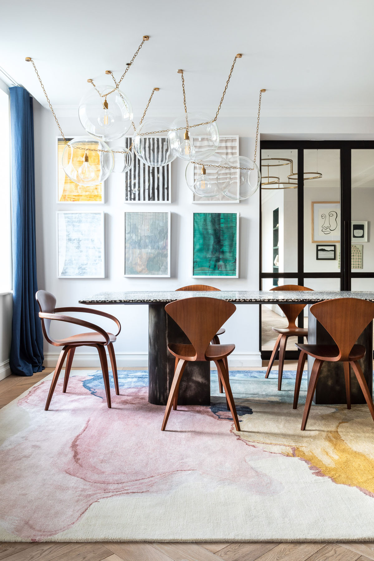 Caldera Round by The Rug Company - Roomset