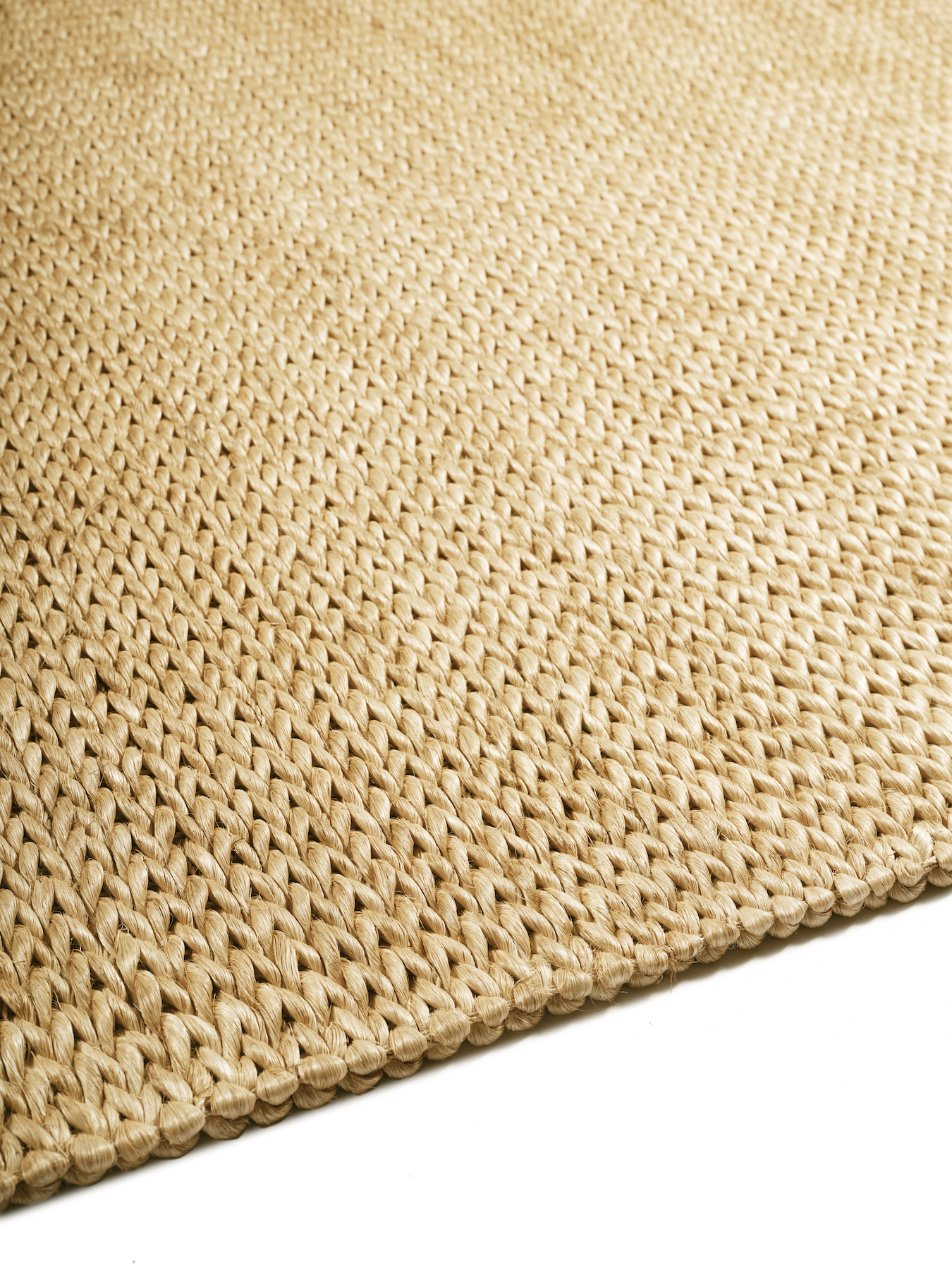 Abaca Herringbone Golden - sidepile image
