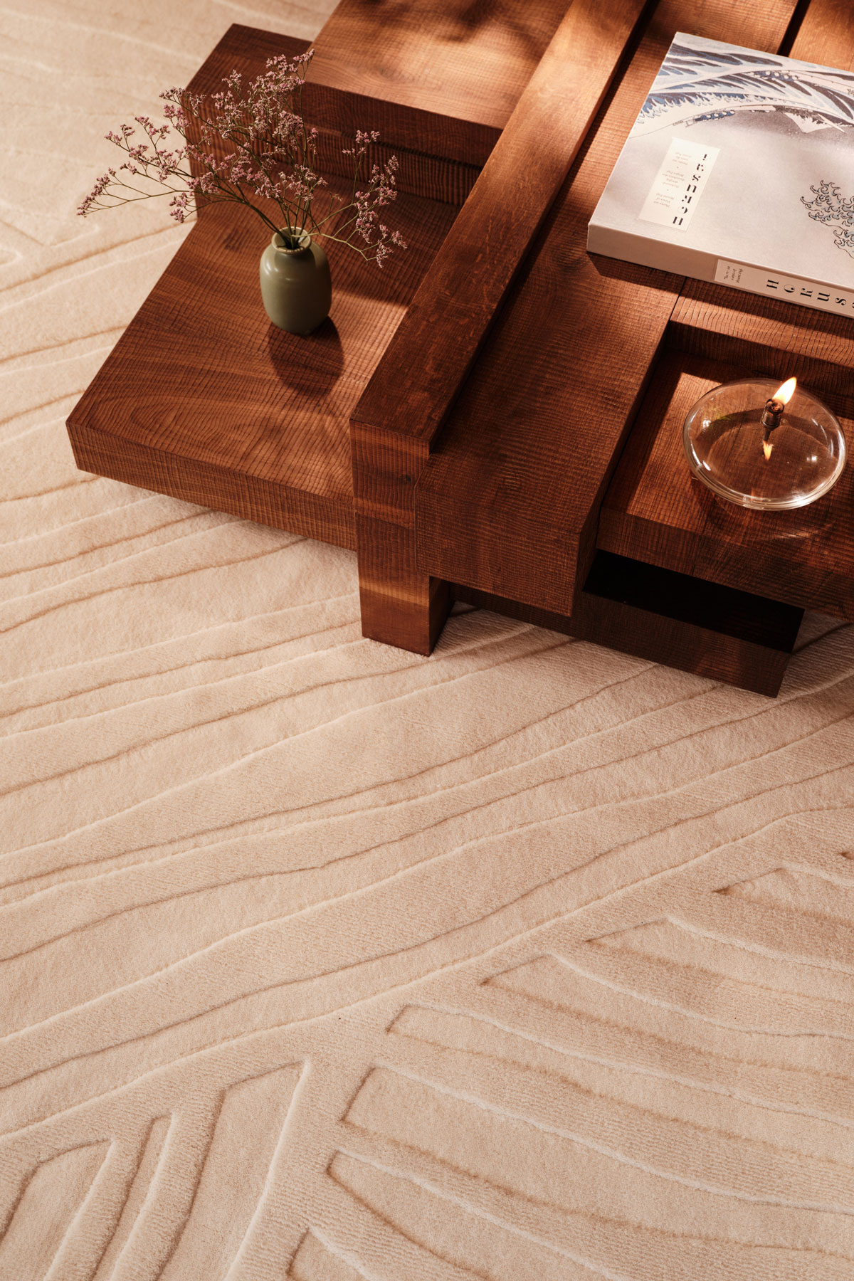 Ariso Pearl Rug by The Rug Company - roomset image