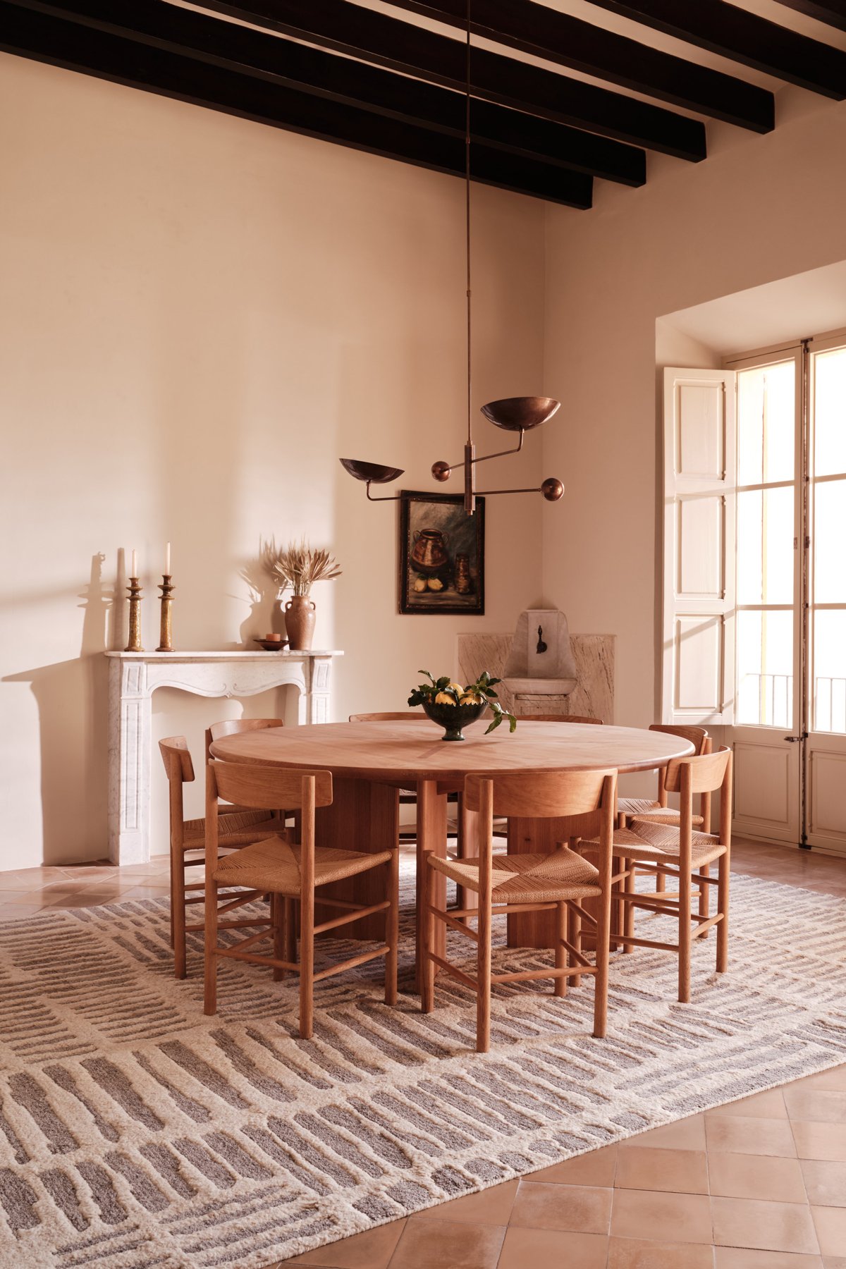 Timber by The Rug Company - roomset dining room