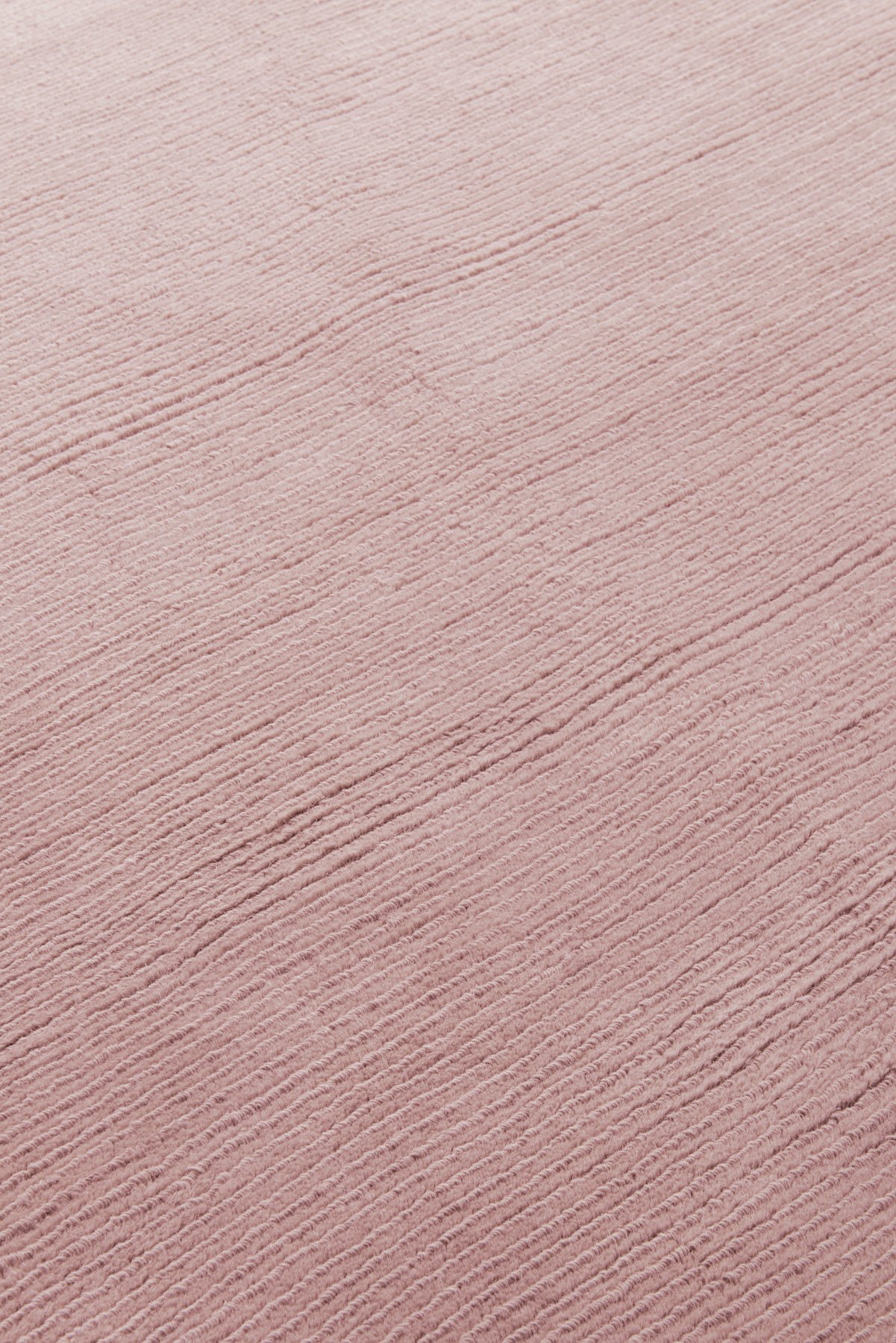 Portobello Pink Cut And Loop Stripe rug by Farrow & Ball closeup image