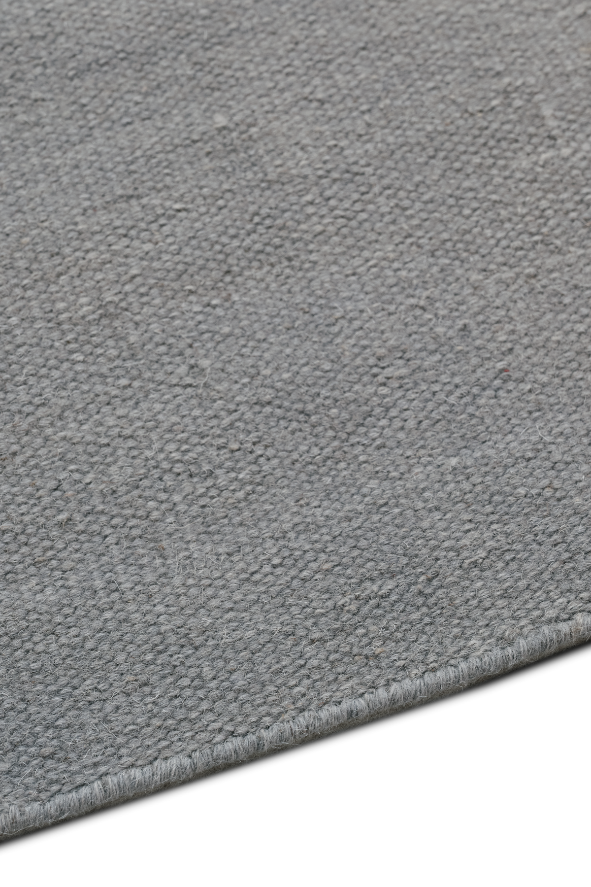 Flatweave Wool Flint - sidepile