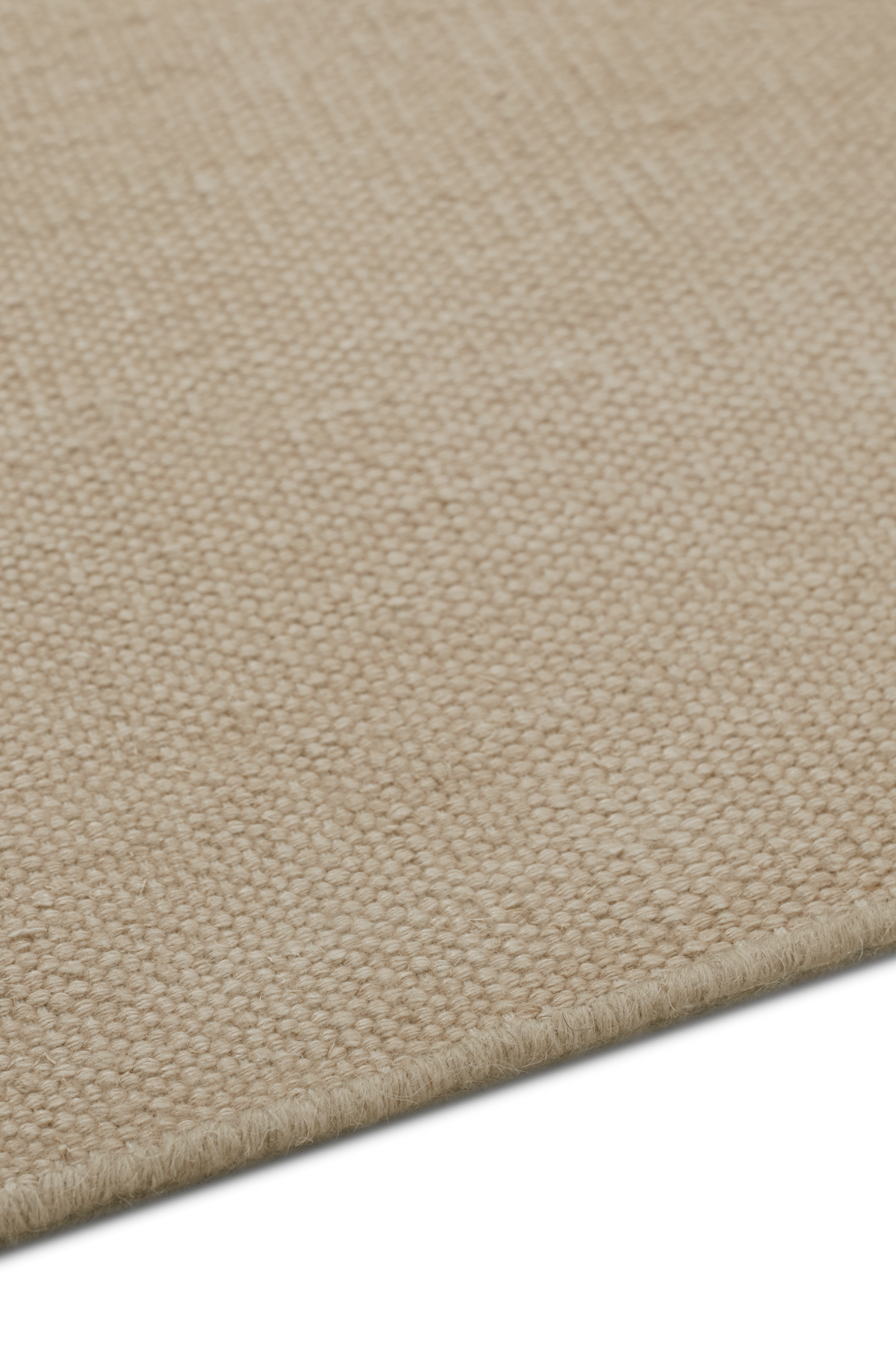 Flatweave Linen Bone - sidepile
