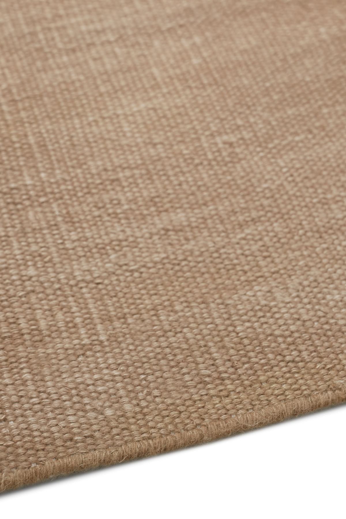 Flatweave Linen Camel - sidepile