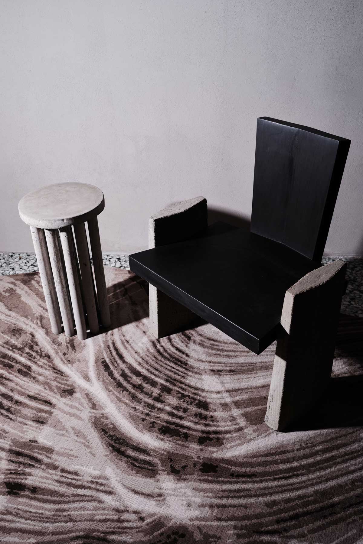 Falls Graphite by David Rockwell - roomset