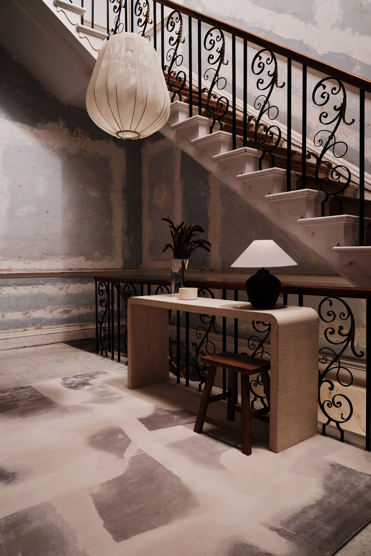 Solu Silver by The Rug Company - roomset