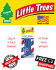  Little Trees CTK-52745-24-16PACK-4CTS Fresh Shave Scent Air Freshener Vent Wrap for Car & Home - 16 Pack! 