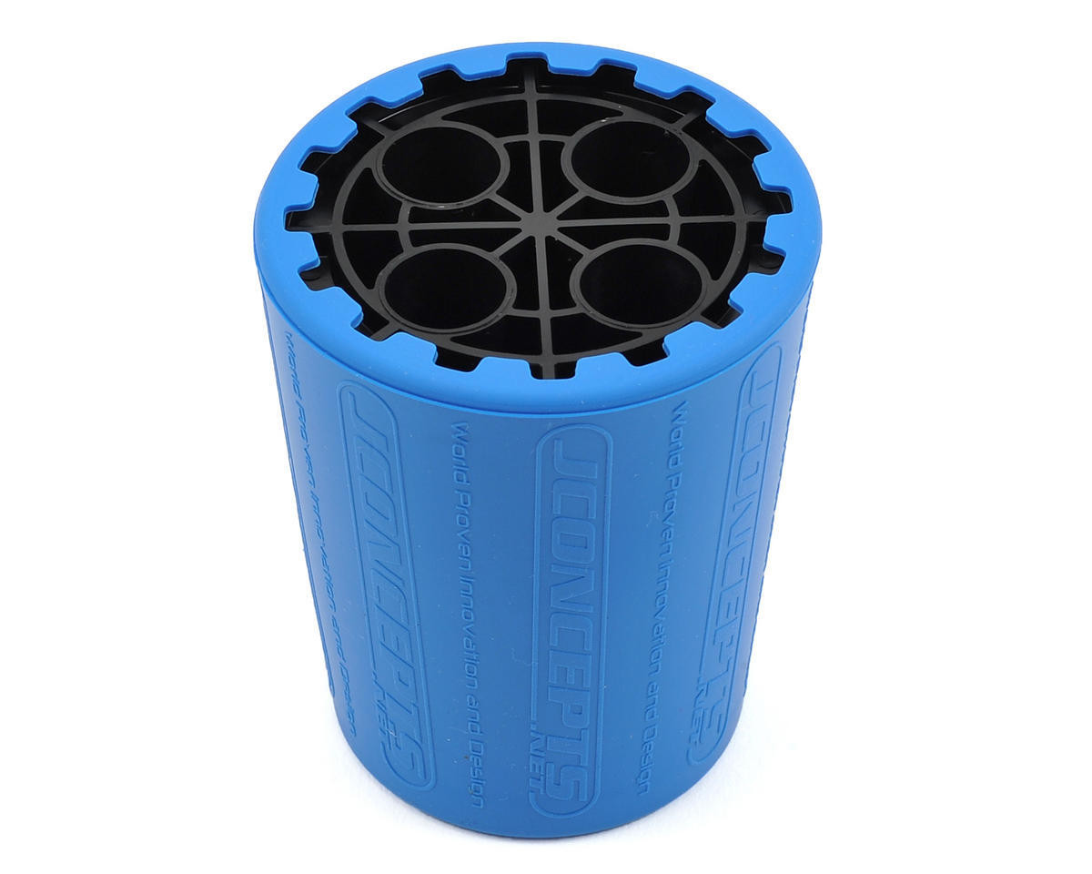 JConcepts Exo 1/10th 12mm Shock Stand & Cup Blue/Black Light-weight ...