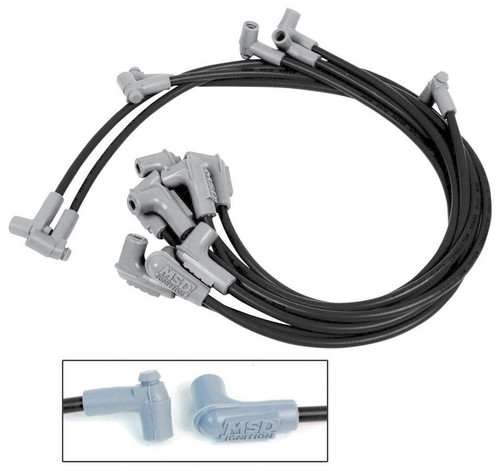 MSD IGNITION Msd Ignition 8.5Mm Spark Plug Wire Set - Black 31763 