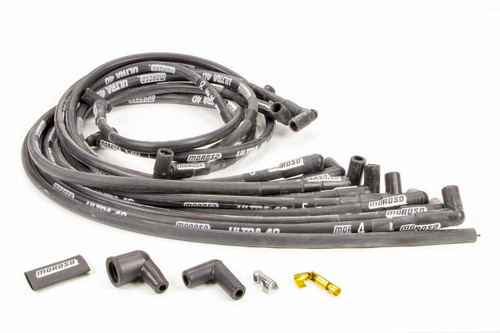 MOROSO Moroso Ultra 40 Plug Wire Set - Black 73820 
