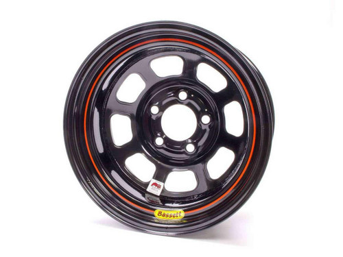 BASSETT Bassett 15X8 Imca Wheel D-Hole Black 5X5 58D54i 