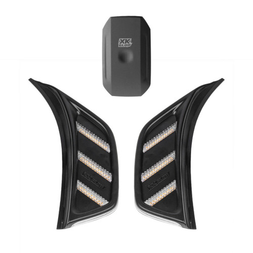 XKGlow Xkglow Xk-Vent-Rgb-Kit Amber Turn Signal Running Light For Jeep Fender Vent 
