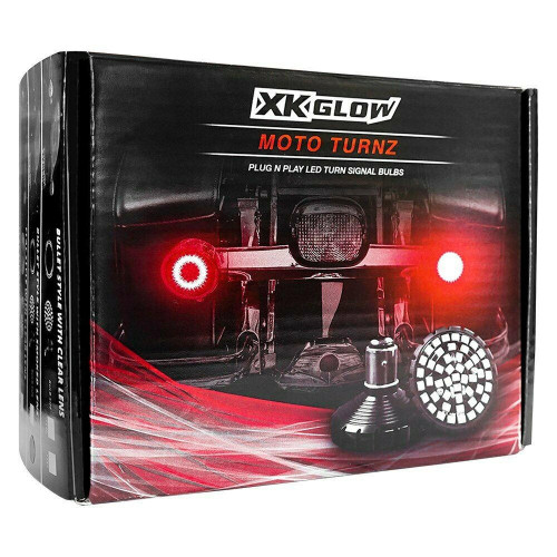 XKGlow Xkglow Xk1157f-Rr-C Flat Style Rear Led Turn Signals W Clear Lenses 