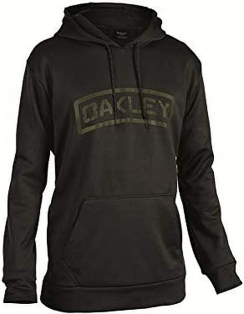  Oakley 461798-02E-L Men Si Tab Hoodie Sweatshirt Blackout - Black - Size Large 