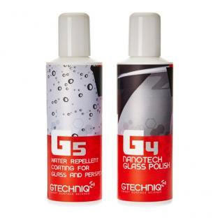  Gtechniq G5 & G4 Maxrepellency Glass Kit - Nano Polish & Clearvision - 100Ml 