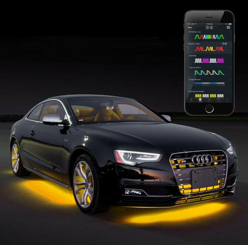 XKGlow Xkglow Ks-Car-Advance 14Pc Interior & Underbody App Control Led Accent Light Kit  XKGlow Xkglow Ks-Car-Advance 14Pc Interior & Underbody App Control Led Accent Light Kit