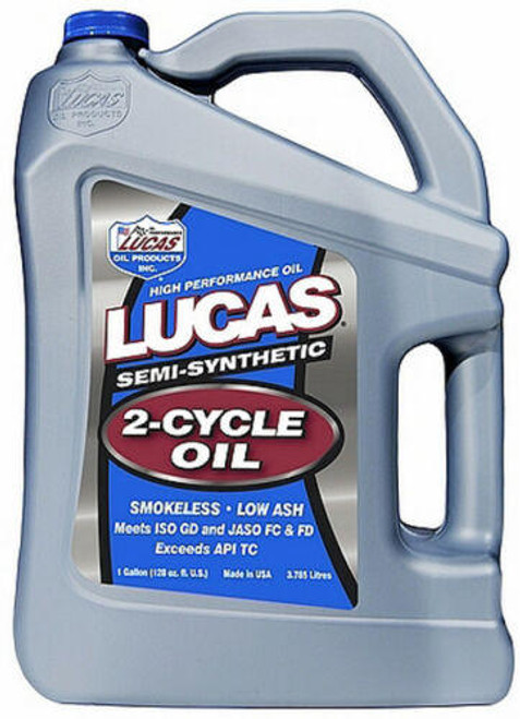  Lucas Oil 10115 Semi-Synthetic 2-Cycle Racing Oil (1 Gal) 