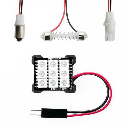 XKGlow Xkglow Xk-Bulb-Panel T10 / Ba9s / Festoon Wireless Led Dome Light Bulb Kit 