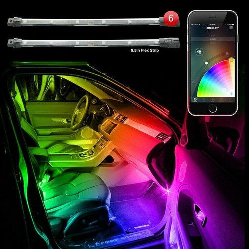 XKGlow Xkglow Ks-Car-Mini 9" Xkchrome Bluetooth App Control Interior Led Accent Kit 