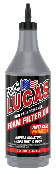  Lucas Oil Racing Mc/ Mx/ Atv/ Utv Foam Air Filter Oil Treatment 1Qt 