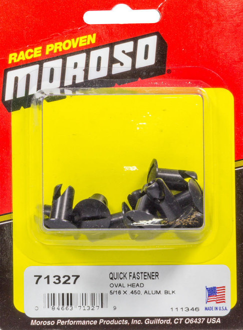 MOROSO Moroso Oval Head Quick Fastener 5/16 X .450 71327 