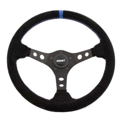 GRANT Grant Suede Racing Steering Wheel W/Center Marker 696 