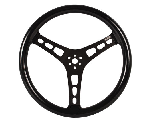  Joes Racing Products Steering Wheel 15In Flat Rubber Coated W/ Black 