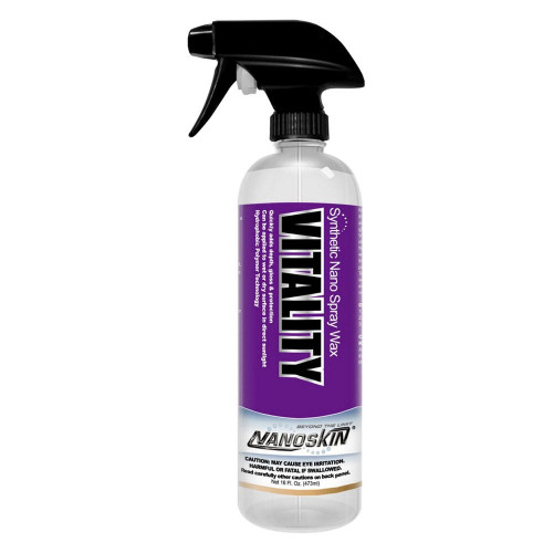 Nanoskin NanoSkin NA-VIT16 VITALITY Synthetic Nano Spray Wax for Car and Auto Glass 16oz 