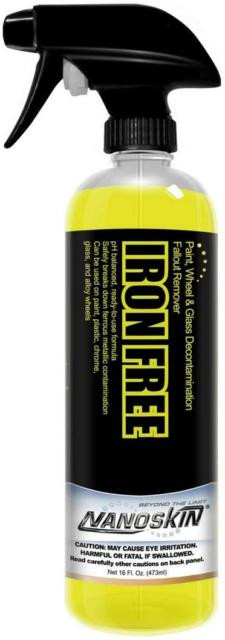 Nanoskin NanoSkin NA-IFE16 IRON FREE Paint, Wheel Glass Car Decontamination Remover 16oz 