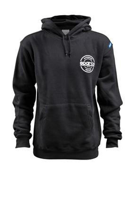 Sparco SPARCO SP03300NR2M Sparco SWTSHRT HOODED S-SEAL BLK MED 